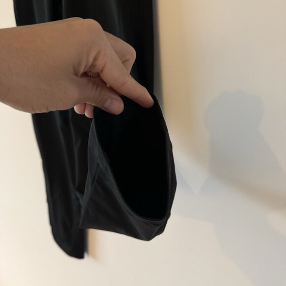 Haggar Mens Tech Pants 30X32 Black Slim Fit Active Series Elastic Waistband - Picture 5 of 12